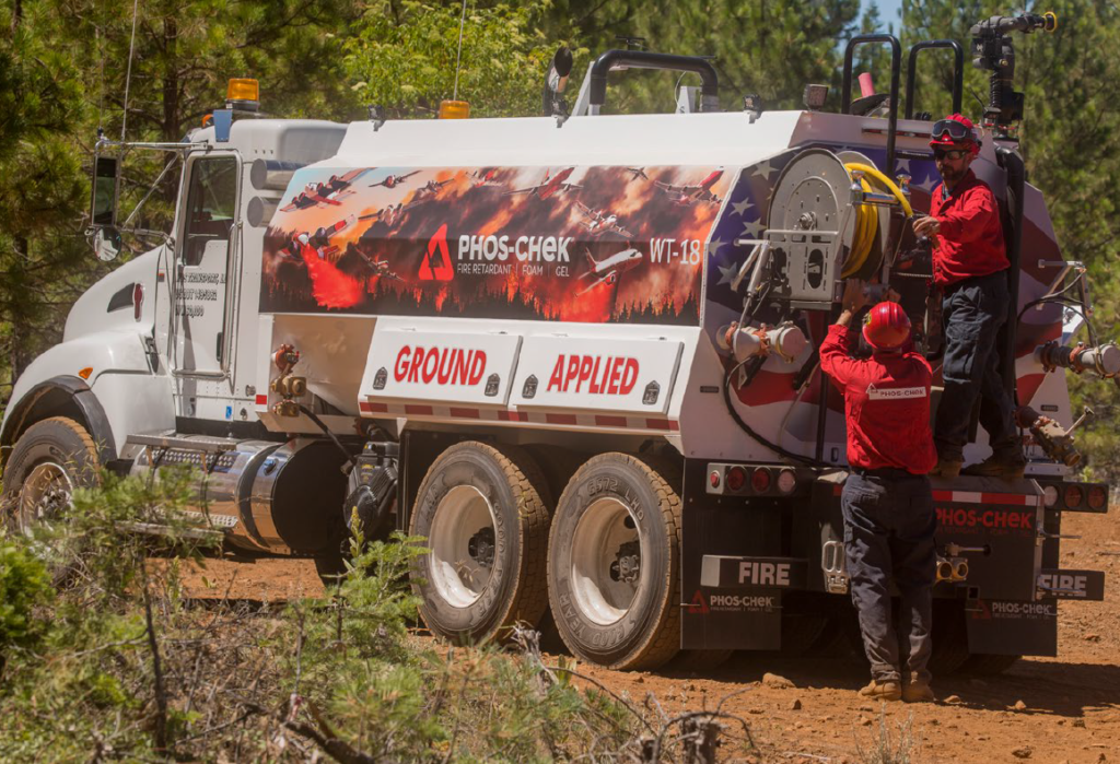 Phos-chek application